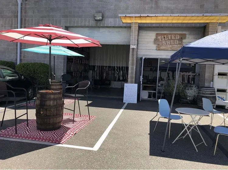 Tilted Shed Ciderworks in Windsor, CA